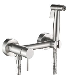 Гигиенический душ со смесителем Haiba HB5520 сталь